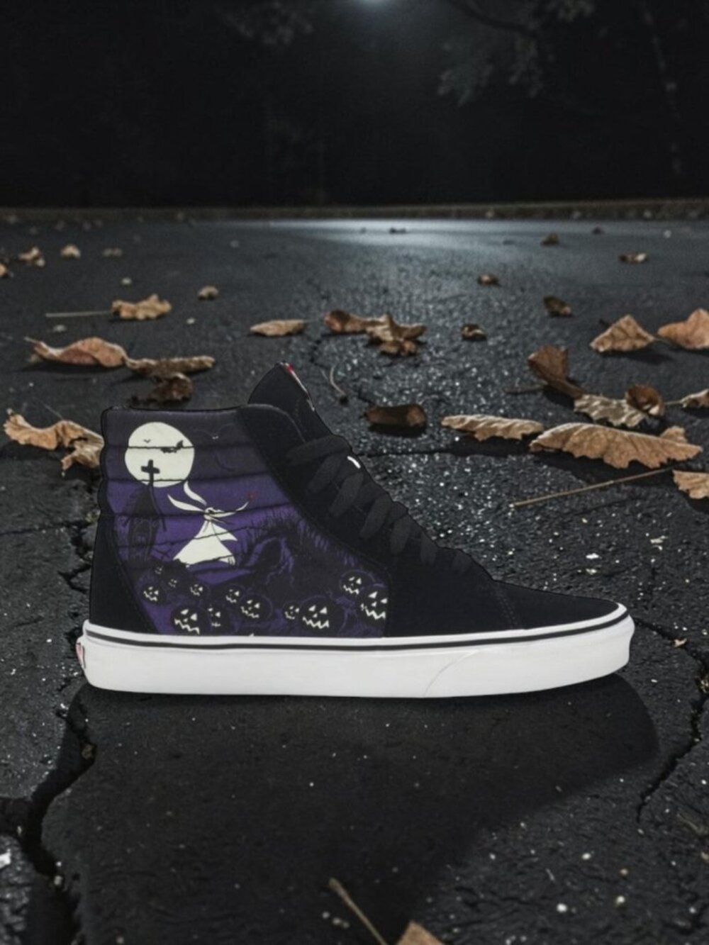 Vans Sk8-Hi x Disney Jack Skeleton Nightmare Before Christmas Mens Shoes Size 12